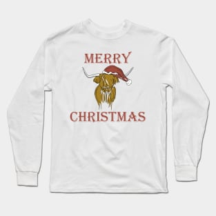 Christmas Cow Long Sleeve T-Shirt